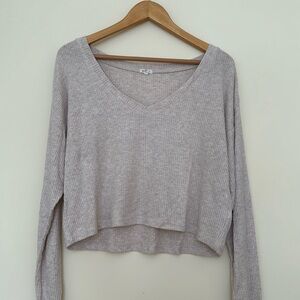 Garage Relaxed V-Neck Sweater